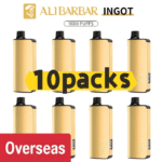 Alibarbar Ingot 9000 puffs-10 pack Multiple flavors