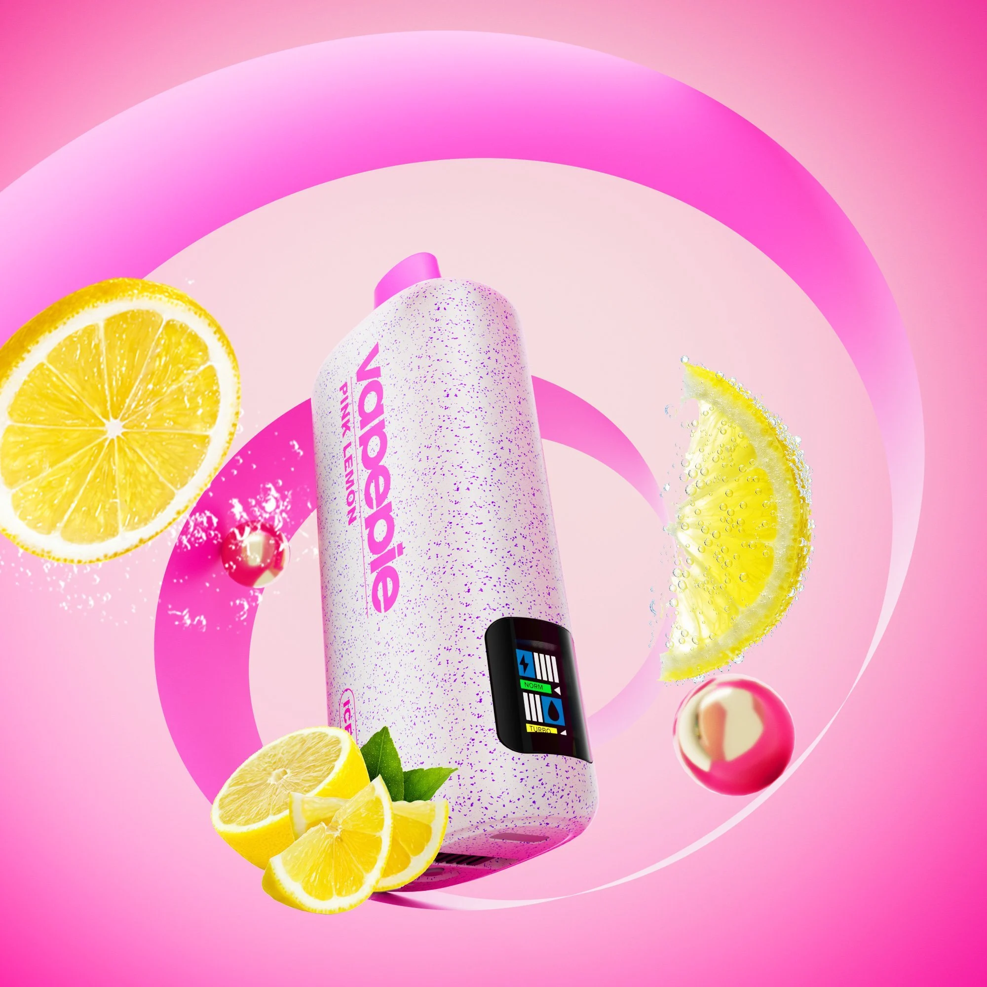 4e12ab0e62b085bdefb3ba9f1cd9b788b6a72665.webp Vapepie Powergo 9800 Puffs Pink Lemon - Image 1