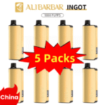 Alibarbar Ingot 9000 puffs-5 pack Multiple flavors(Ship from China)
