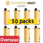 Alibarbar Ingot 9000 puffs-50 pack Multiple flavors
