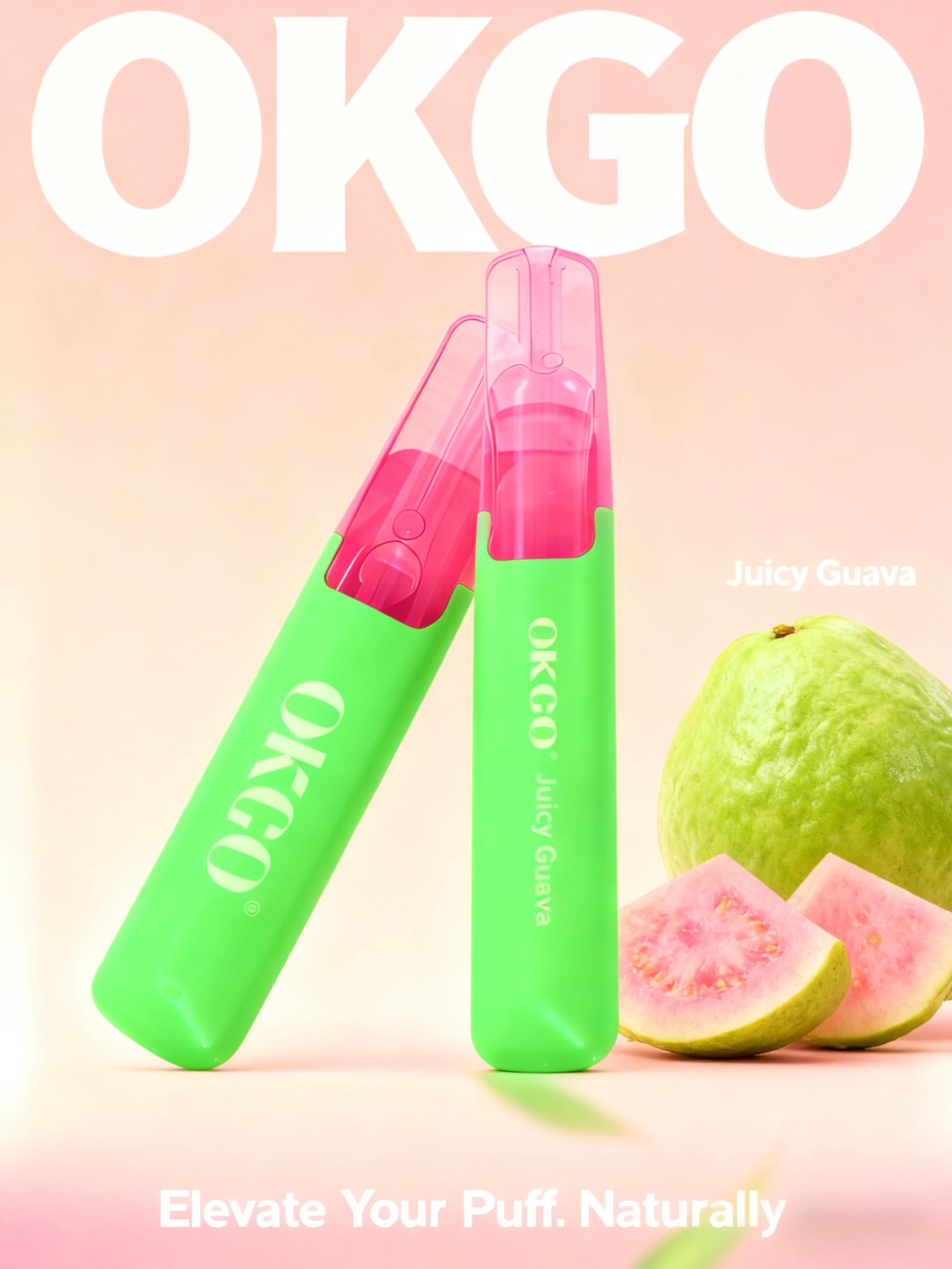 OKGO-6500-Puffs-Juicy-Guava.jpg OKGO 6500 Puffs Juicy Guava-3 Pack - Image 1