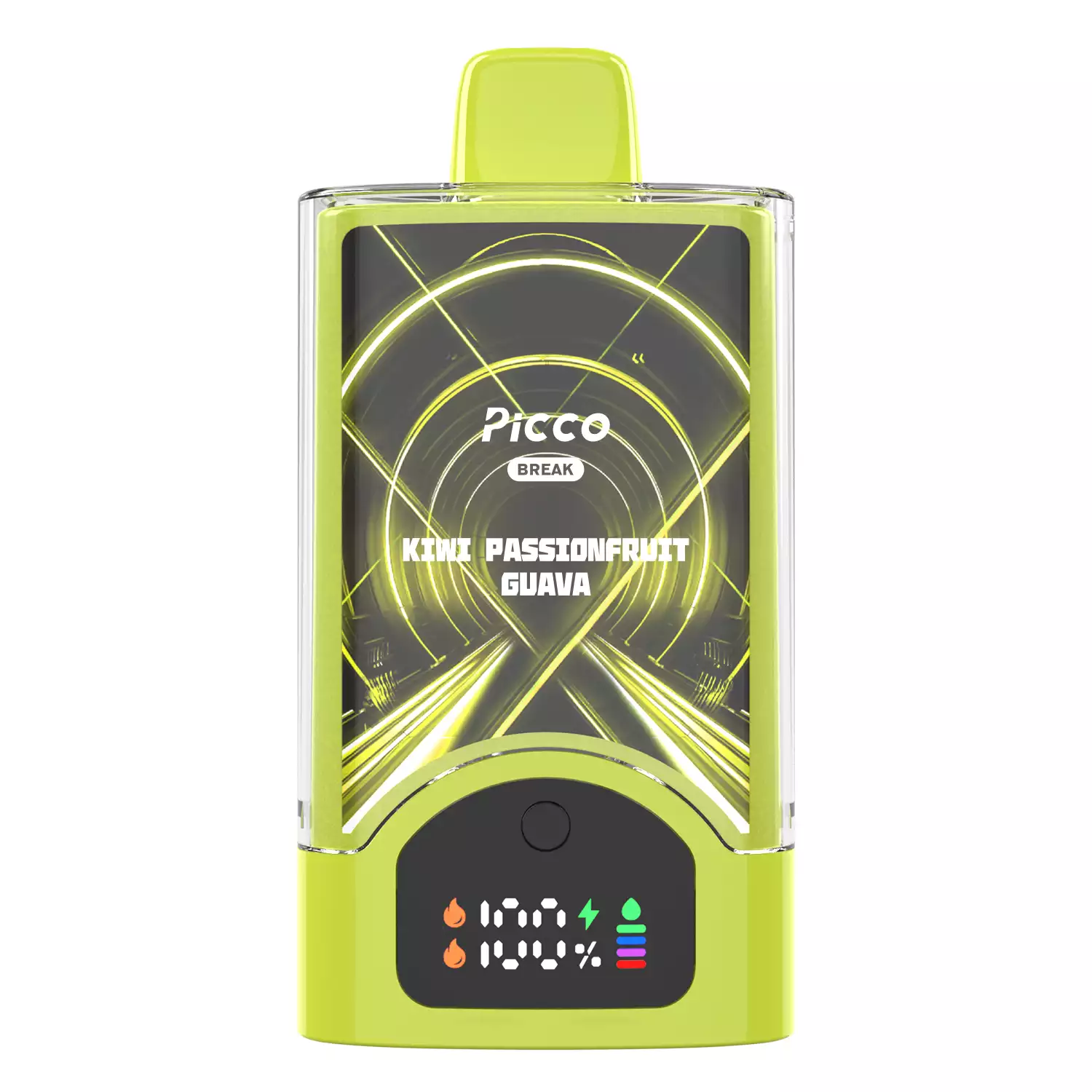 Picco-Break-30000-Puffs-Kiwi-Passionfruit-Guava.webp Picco Break 30000 Puffs – Kiwi Passionfruit Guava - Image 1