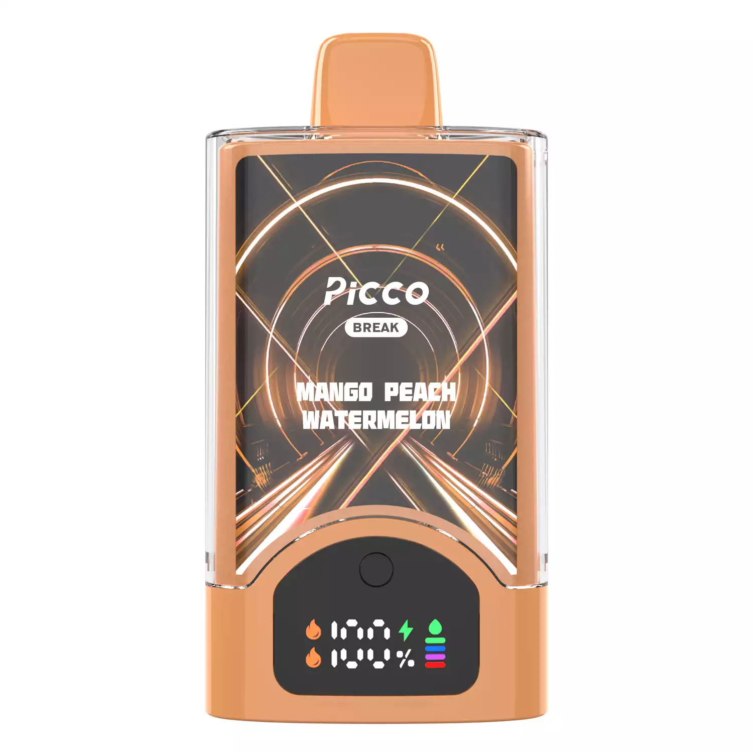 Picco-Break-30000-Puffs-Mango-Peach-watermelon.webp Picco Break 30000 Puffs – Mango Peach watermelon - Image 1