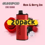 Gunnpod EVO 15k – 20 pack Multiple flavors