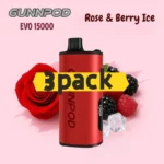 Gunnpod EVO 15k – 3 pack Multiple flavors